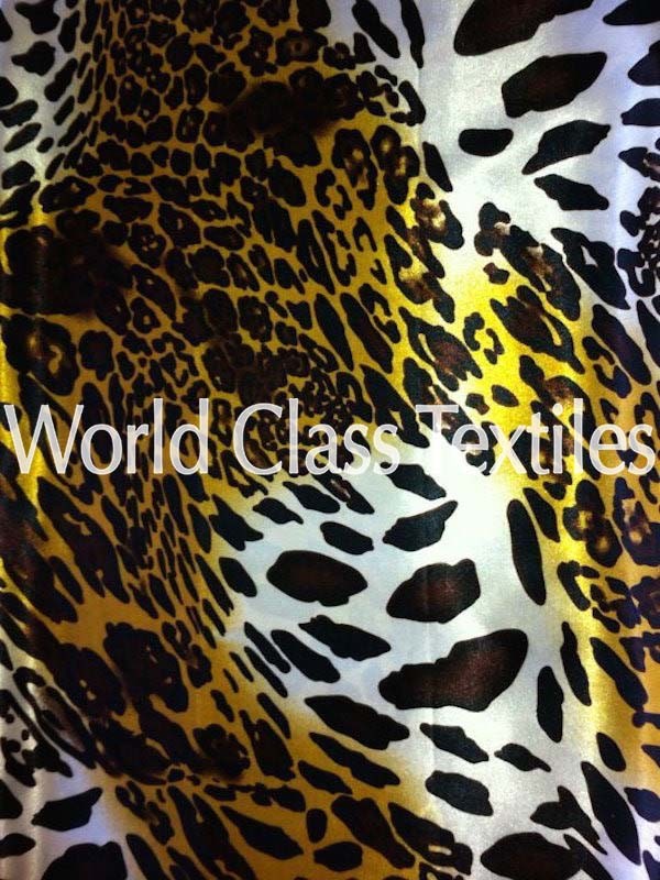 Satin Print Leopard