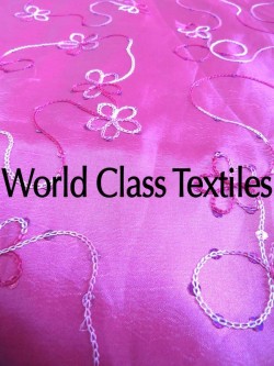 Taffeta Embroidery Swirl